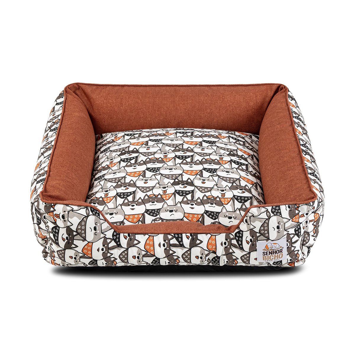 Cama de Cachorro Impermeável com Zíper Pandora 53x53 Bolt Capuccino - 2