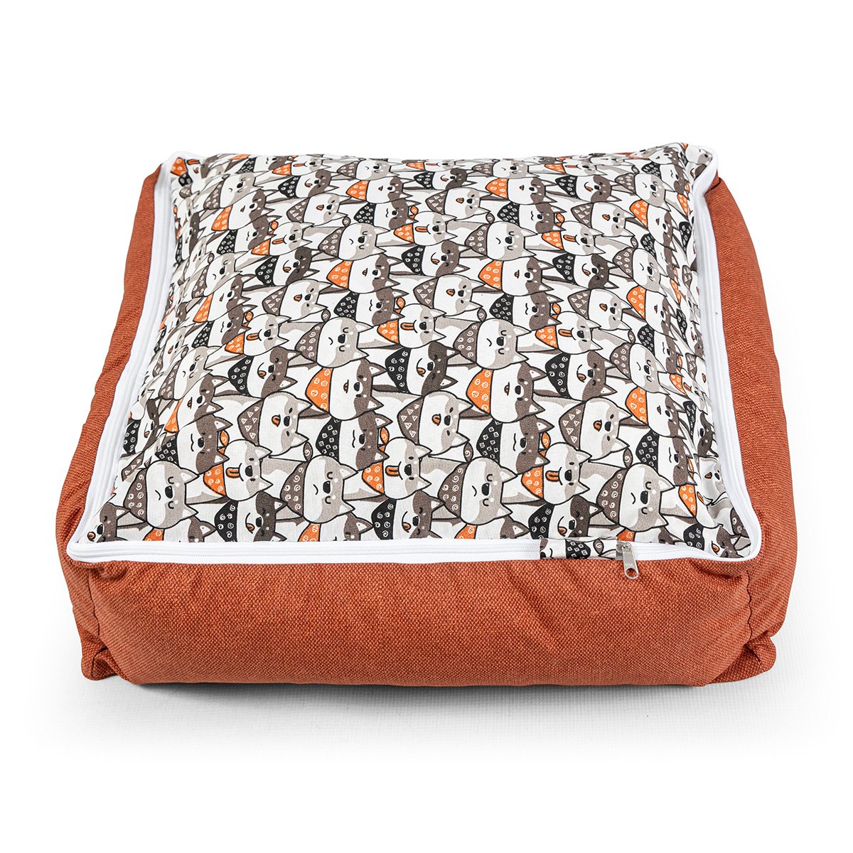 Cama de Cachorro Impermeável com Zíper Pandora 53x53 Bolt Capuccino - 4