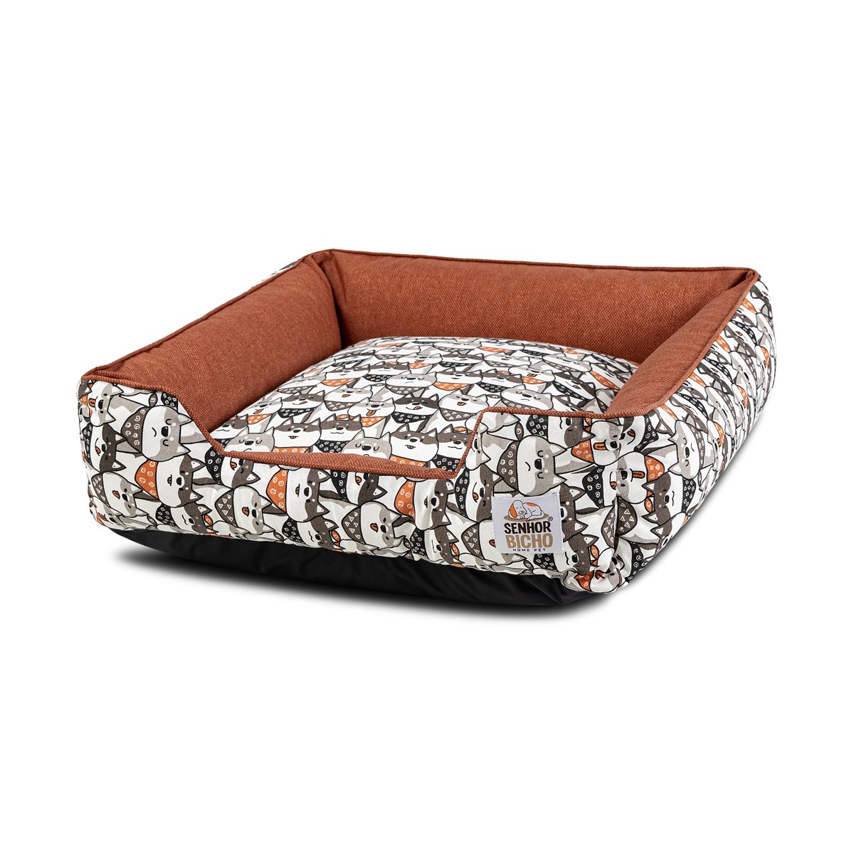 Cama de Cachorro Impermeável com Zíper Pandora 53x53 Bolt Capuccino - 3