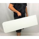 Ver imagem 4 de Banco Maleta 4 Lugares Dobrável 180x28x43cm Cor Branca