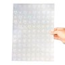 Papel Adesivo Holográfico Vinil Coração A4 50fls - 1