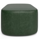 Ver imagem 4 de Cabeceira Cama Box 100cm Lanna com Puff Recamier Doha W01 Couríssimo Verde - Lyam Decor