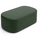 Ver imagem 2 de Cabeceira Cama Box 100cm Lanna com Puff Recamier Doha W01 Couríssimo Verde - Lyam Decor