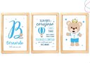 Ver imagem 4 de Quadrinho Decorativo Infantil Ursinho Príncipe 20x30:preta