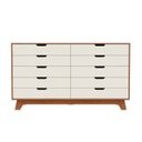 Ver imagem 2 de Cômoda Alice 10 Gavetas em 100% Mdf