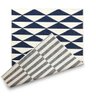 Tapete Decorativo Dupla Face Hera 250x350 ( 5120 ) Azul e Marrom - Gran Belo - 7