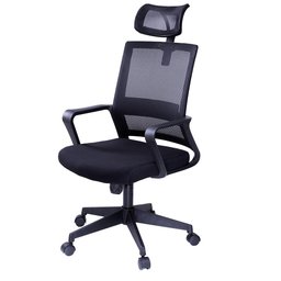 Cadeira para escritório Office giratória Maxprint Martinelli Preta com ajuste de altura - 3