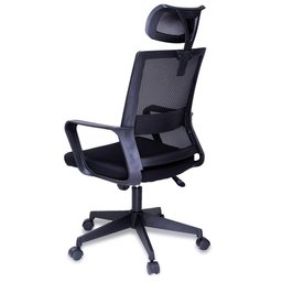 Cadeira para escritório Office giratória Maxprint Martinelli Preta com ajuste de altura - 4