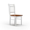 Ver imagem 4 de Conjunto Sala de Jantar com 6 Cadeiras Ripadas Madeira Maciça Mv Branco