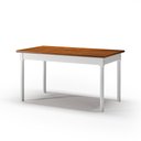 Ver imagem 2 de Conjunto Sala de Jantar com 6 Cadeiras Ripadas Madeira Maciça Mv Branco