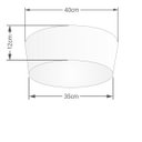 Ver imagem 2 de Plafon para Sala de Tv Cone Tv-3003 Cúpula Cor Palha