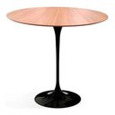 Ver imagem 1 de Mesa Lateral Tulipa Saarinen Redonda 51 Cm Tampo Freijó Cor Preto