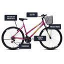 Ver imagem 5 de Bicicleta Colli Cazelle Allegra Aro 26 Freio V-brake Quadro 18