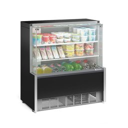 Balcão Refrigerado Gpsa110r Gelopar Aurora 1 Placa Fria 1,07mt Preto 110v - 1