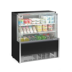 Balcão Refrigerado Gpsa110r Gelopar Aurora 1 Placa Fria 1,07mt Preto 110v