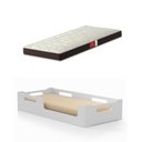 Ver imagem 1 de Cama Cecília Solteiro Montessoriana 100%mdf + Colchão Solteiro 188x88 Prodormir - Branca