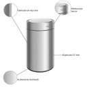 Ver imagem 3 de Lixeira Sense Round Aço Inox Automática com Sensor 11 Litros - Tramontina 94543/011