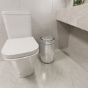 Ver imagem 2 de Lixeira Sense Round Aço Inox Automática com Sensor 11 Litros - Tramontina 94543/011