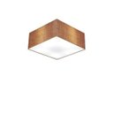 Ver imagem 1 de Plafon para Quarto Quadrado Sq-3000 Cúpula Cor Palha