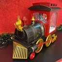 Ver imagem 7 de Trem Luz Som e Movimento Bronze e Vermelho a Pilha 31x24x15cm