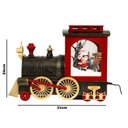 Ver imagem 2 de Trem Luz Som e Movimento Bronze e Vermelho a Pilha 31x24x15cm