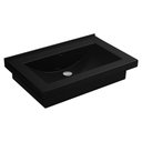 Ver imagem 2 de Cuba de Apoio ou Sobrepor Lavatório Concava com Mesa 70x45,5cm Ébano - L.94.95