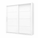 Ver imagem 2 de Guarda-Roupa Casal 2 Portas de Correr com Espelho Branco Ártico - Soberano/Zanzini