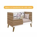 Ver imagem 4 de Berço Sofá Cama Retrô Ayla Reller Branco Fosco/Mezzo Fosco