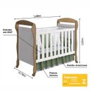 Ver imagem 3 de Berço Sofá Cama Danny Reller Branco Fosco/ Mezzo Fosco