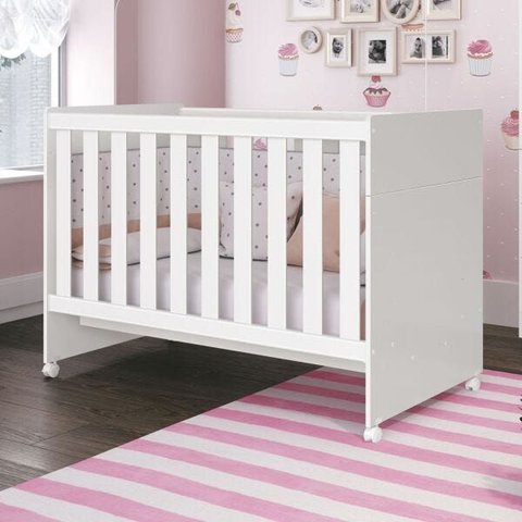 Berço Sofá Cama Katatau Reller Branco Brilho
