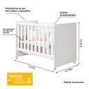Ver imagem 5 de Berço Sofá Cama Katatau Reller Branco Brilho