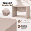 Ver imagem 5 de Escrivaninha Arizona Bancada de 115 cm e Chapa 15 mm com Revestimento Melamínico BP - Benetil