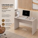 Ver imagem 4 de Escrivaninha Arizona Bancada de 115 cm e Chapa 15 mm com Revestimento Melamínico BP - Benetil