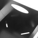 Ver imagem 3 de Caixa Suporte Porta Lenha - Aço -P/ Lareira Master - Preto