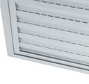 Ver imagem 2 de Porta de Giro Alumínio Branco Palheta Veneziana Ventilada Maxx - 210x80 - Esquerda