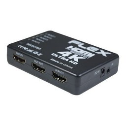 Switch Hdmi Adaptador Hub 5x1 Splitter 4k Com Controle - 5