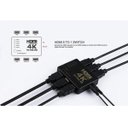 Ver imagem 6 de Switch Hdmi Adaptador Hub 5x1 Splitter 4k Com Controle