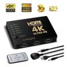 Switch Hdmi Adaptador Hub 5x1 Splitter 4k Com Controle - 7