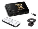 Ver imagem 1 de Switch Hdmi Adaptador Hub 5x1 Splitter 4k Com Controle