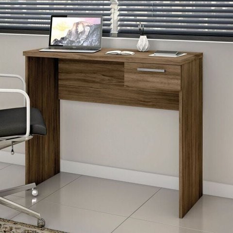 Escrivaninha Office Nt 2000 1 Gaveta Notável Nogal Trend