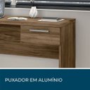 Ver imagem 4 de Escrivaninha Office Nt 2000 1 Gaveta Notável Nogal Trend