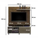 Ver imagem 3 de Home para TV até 60 Polegadas Star Valdemóveis Ipê Off White