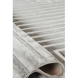 Tapete Sala 300x400 Chevron Cinza 217 - 4