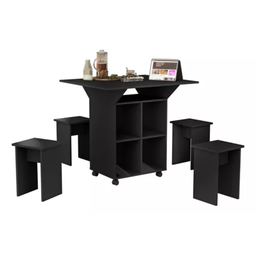 Mesa Annie de Jantar Cor Preto - 3