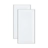 Revestimento de parede bold 10x20cm Metro brilhante bizotado white Eliane - 1