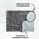 Ver imagem 5 de Kit 3 Peças Banheiro Tapete Classic Cinza Claro Prata
