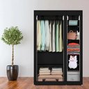 Ver imagem 5 de Guarda Roupa Desmontavel Arara Organizador Cabideiro Preto