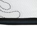 Ver imagem 4 de Colchão Solteiro Branco Espuma D28 17cm de Altura Firme Anatômico com Garantia .