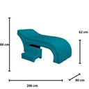 Ver imagem 3 de Maca Estofada Estética Botonê 80 Cm Sobrancelha Cilios