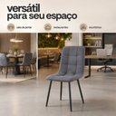 Ver mais imagens de Cadeira Estofada Decorativa Decor Sala de Jantar Paris